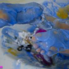 messyhot: Cyber Slimed in a Futuristic Space Outfit