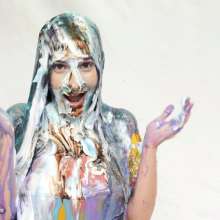 WAM Photography: Dani Is Slimed and Pied