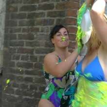123gunge: Shelby's lovely time by the canal.