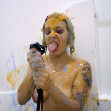 messyhot: Chikkin Gunged Hard with Blue and Orange Slime