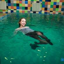 wet.look.me: Meet slender chick!  New cute face on our site!
