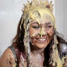 CandyCustard: Photoset: Five Girl Messy Winners Ceremony