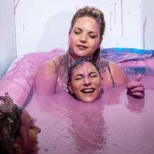 CandyCustard: Photoset: Five Girl Messy Winners Ceremony