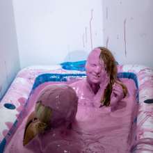 CandyCustard: Photoset: Two Girls One Pool