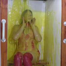 CandyCustard: PVC Thighboots Gunge