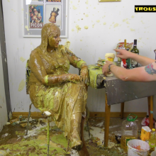 Trouso: Preview: Isla gets epic old-skool sploshing of a lifetime