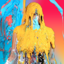 PieZone: Chic Chick Stacy Gets a Mega Blast of Technicolor Splatter!