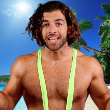 PieZone: Super Hot Dude in a Mankini Gets Destroyed in Pies and Slime!