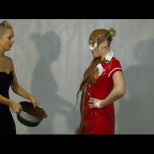 RevSlymsford: Wife Louise Lee Vs Nurse Cherry... Vintage Messy Piefight