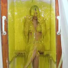 bosunbob: Gorgeous gunge virgins in a strip race to avoid a sliming
