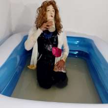 Wetlook Doll: Wet Overalls