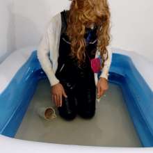 Wetlook Doll: Wet Overalls