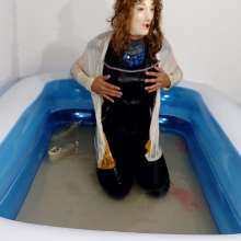 Wetlook Doll: Wet Overalls