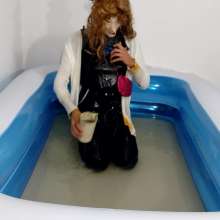 Wetlook Doll: Wet Overalls