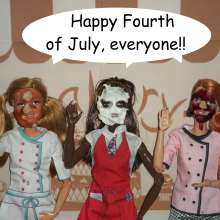 Twilight Man: The Diminutive Divas:  Patriotic Pies