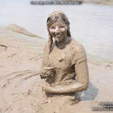 DungeonMasterOne: Shiny Nylon shorts in the mud with Maude!