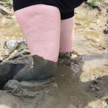 FoxWolf: Bare Feet in Very Deep Mud Pit