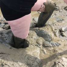 FoxWolf: Bare Feet in Very Deep Mud Pit
