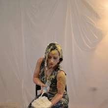 LIL Productions: Custard play in PVC: Part 2