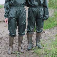 DungeonMasterOne: Green Waterproofs in the Mud with Honeysuckle and Lucia!