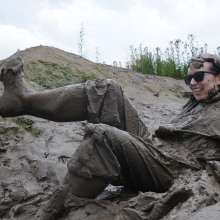 DungeonMasterOne: Green Waterproofs in the Mud with Honeysuckle and Lucia!