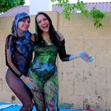 messyhot: Honey and Carnie Slime and Bodysuits