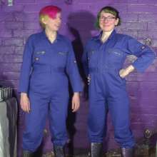 DungeonMasterOne: Hot Kinky Two Girl Boilersuit Fun!