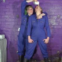 DungeonMasterOne: Hot Kinky Two Girl Boilersuit Fun!