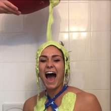 Slimed Models: Julia Nasty Green Slimed for the First Time