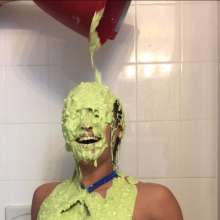 Slimed Models: Gross Green Slime or Cake Batter?