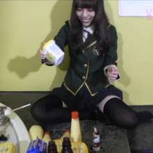 usamilk japanese cosplay: Messy Play of Japanese Cute Cosplay Girl Guri 06