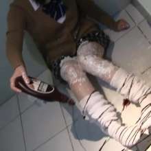 usamilk japanese cosplay: Messy Play of Japanese Cute Cosplay Girl  Kiki 02