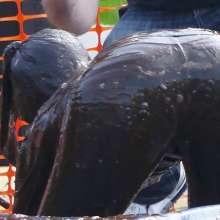 jkoshOne: Cute gravy wrestling brunette