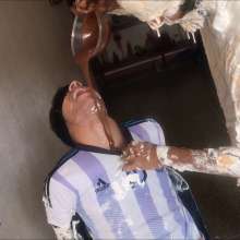 RevSlymsford: Messy Messi Football Kit 2: Daniel In Argentina Top