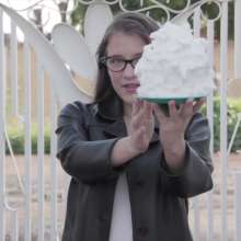lovingmessy4you: Pie in the Face Wearing Leather Jacket and Glasses