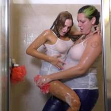 alexisrain: Vanessa and Tylee: Shower