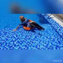 Wet_look_elena: Various Outfits in the Pool