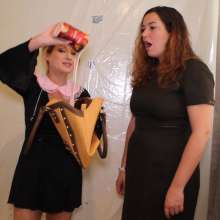 RevSlymsford: Messy Jessie Dishes Out The Mess: Two Girls Destroyed!