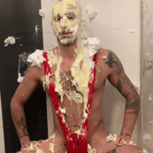 sillystooge: Pied in a mankini