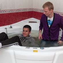 Wet Live Team: Artem and Danio Fought with Pillows and Took a Bath
