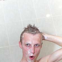 Wet Live Team: Artem Had Fun in the Bathroom and Washed His Hair