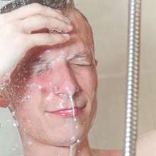 Wet Live Team: Artem Had Fun in the Bathroom and Washed His Hair