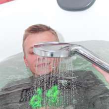 Wet Live Team: Artem Had Fun in the Bathroom and Washed His Hair