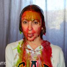 Wamtastic Jessica: Charlie First Play with Gunge(Stripping to Lingerie)