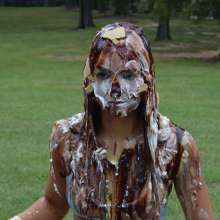 FunFilled Photography: Mallory's blue bikini mega-mess scene!