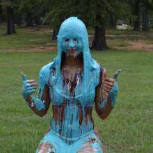 FunFilled Photography: Mallory's blue bikini mega-mess scene!