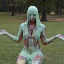 FunFilled Photography: Mallory's blue bikini mega-mess scene!