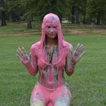 FunFilled Photography: Mallory's blue bikini mega-mess scene!