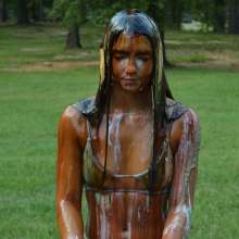 FunFilled Photography: Mallory's blue bikini mega-mess scene!