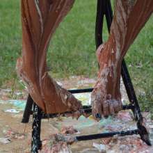 FunFilled Photography: Mallory's blue bikini mega-mess scene!